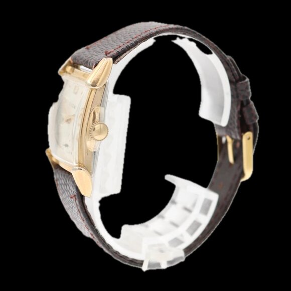 Vintage 1952 Bulova Ardsley Men's Mechanical Wristwatch 10BT USA 10k RGP & Steel - Picture 5 of 5